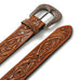 Western Cowboy Leather Belt - Brown Classy Leather Bags