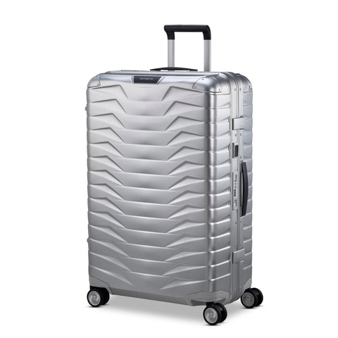 Samsonite Proxis Aluminum Large Checked Spinner Suitcase Samsonite