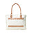 Urban Zigzag Canvas Shopper's Tote Classy Leather Bags