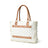 Urban Zigzag Canvas Shopper's Tote Classy Leather Bags