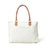 Urban Zigzag Canvas Shopper's Tote Classy Leather Bags