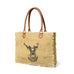 Nordic Charm Canvas Shoulder Tote Bag Classy Leather Bags