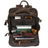 Full Grain Leather Travel Backpack Mens Large Leather Backpack Laptop Backpack Convertible Handbag RockCow Leather Studio
