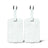 White Leather Luggage Tags Set Classy Leather Bags
