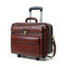Wanderer Leather Trolly Suitcase Bag Classy Leather Bags