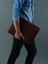 Zento Laptop Sleeve - Dark Brown Classy Leather Bags