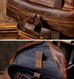 17" Retro Leather Laptop Travel Backpack, Full Grain Leather Backpack for School, Christmas gifts RockCow Leather Studio
