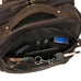 Full Grain Leather Travel Backpack Mens Large Leather Backpack Laptop Backpack Convertible Handbag RockCow Leather Studio