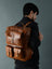 Tan Portland Laptop Backpack Classy Leather Bags