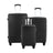 IZOD Romeo Lightweight Expandable ABS 3 Piece Luggage Set - 20", 24", and 28" Sizes with 360° Dual Spinning Wheels and Combo Lock