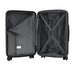 IZOD Romeo Lightweight Expandable ABS 3 Piece Luggage Set - 20", 24", and 28" Sizes with 360° Dual Spinning Wheels and Combo Lock