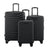 IZOD Phantom Lightweight Expandable ABS 3 Piece Luggage Set - 20", 24", and 28" Sizes with 360° Dual Spinning Wheels and Combo Lock