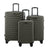 IZOD Phantom Lightweight Expandable ABS 3 Piece Luggage Set - 20", 24", and 28" Sizes with 360° Dual Spinning Wheels and Combo Lock