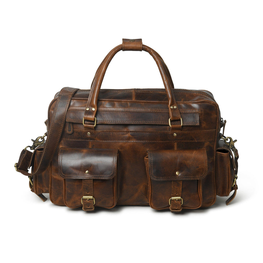 Finn Handcrafted Buffalo Leather Laptop Briefcase Classy Leather Bags