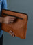 Zento Laptop Sleeve - Tan Brown Classy Leather Bags