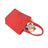 Era Vegan Leather Tote - Coral Red Classy Leather Bags