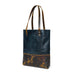 Blue Women's Leather Tote Classy Leather Bags