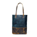 Blue Women's Leather Tote Classy Leather Bags