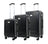 ISAAC MIZRAHI LUNA 3-Piece Luggage Set – Lightweight Expandable ABS Hard Shell Suitcases with Spinner Wheels (28”/24”/20”) – Designer Travel Set - LuggageDesigners