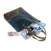 Blue Women's Leather Tote Classy Leather Bags