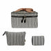 Cutest Striped Travel Gift Set Deal 3-Pack Bag-all