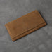 Crazy Horse Leather Men Long Wallet Bifold Wallet Card Holder Long Clutch ESS1182 RockCow Leather Studio