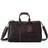 Mens Duffle Bags Top Grain Leather Travel Bag Business Travel Luggage Bag RockCow Leather Studio