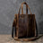 Handmade Tote Bag Crazy Horse Leather Shoulder Bag Shopping Bag RockCow Leather Studio