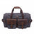 ROCKCOW Weekender Overnight Bag Canvas Genuine Leather Travel Duffel Tote AF14 RockCow Leather Studio