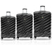 TUCCI Italy DISINVOLTA Fabric 3 PC 20", 24", 28" Luggage Suitcase Set Tucci