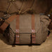 Retro DSLR Camera Bag Canvas Camera Messenger Bag Shoulder Bag QSM1234 RockCow Leather Studio