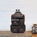 Men Retro Travel Backpack Crazy Horse Leather Backpack Large Capacity Backpack B826 RockCow Leather Studio