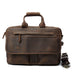 Crazy Horse Leather Casual Briefcase Retro Men Messenger Bag Laptop Bag RockCow Leather Studio