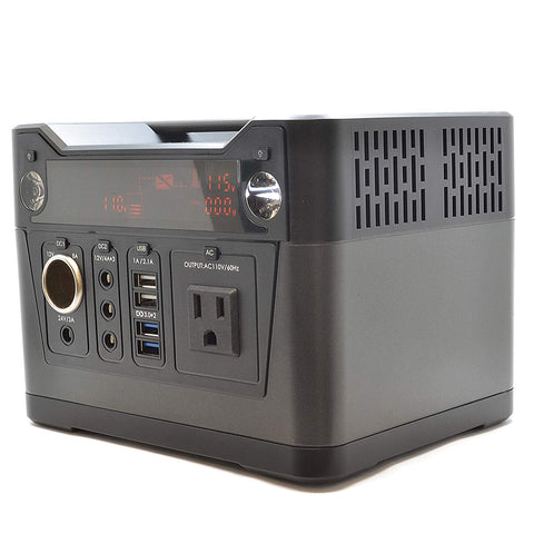 Portable Power Generator Station, 300W Backup Battery Pack UPS Power Supply 110V AC Outlet, QC3.0 USB, 12V/24V DC, LED Flashlight for Travel, Camping, Home, Emergency (PW-300) Ceptics