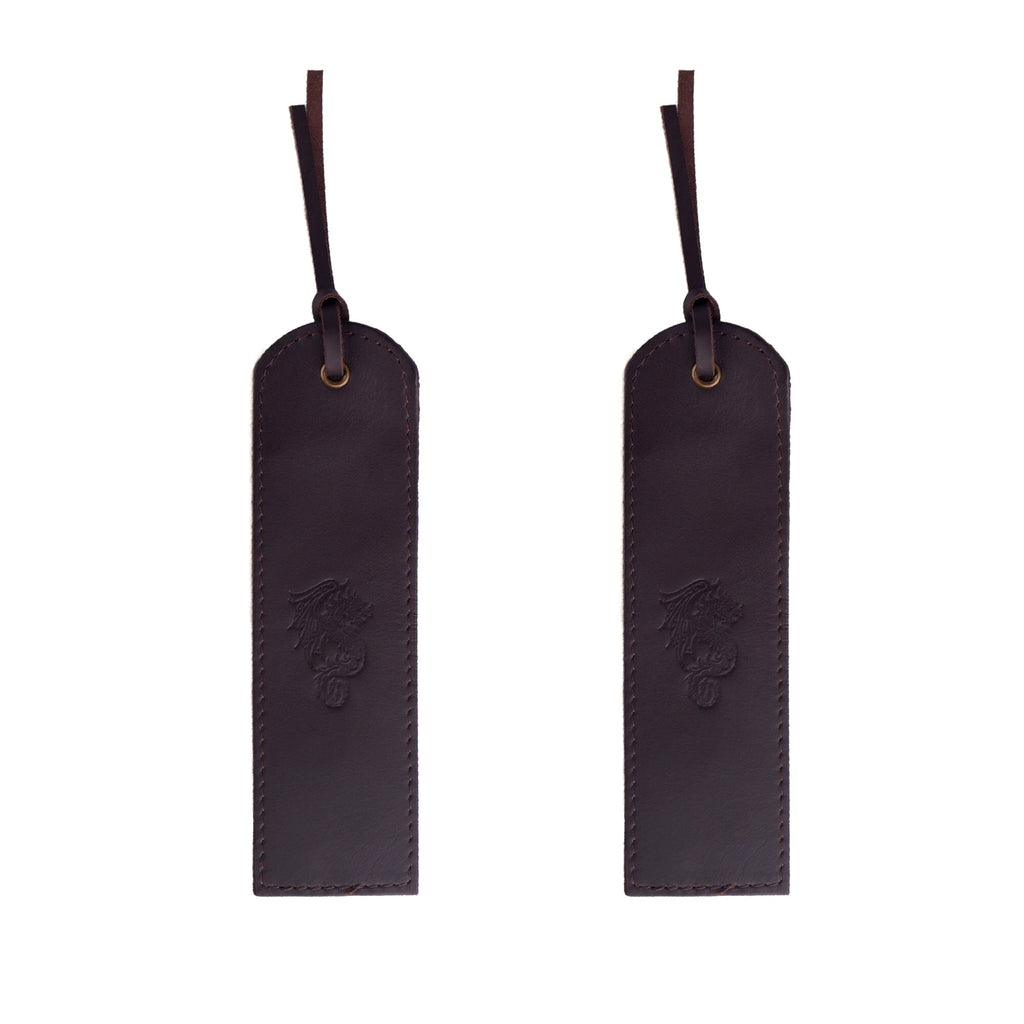 Dragon Tail Leather Bookmark - Set Of 2 Classy Leather Bags
