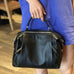Full Grain Leather Shoulder Bag, Handmade Leather Bag for Women, Cow Leather Backpack for Work RockCow Leather Studio