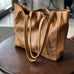 Genuine Leather Large Tote Bags for Women, Full Grain Leather Shoulder Bags for Work RockCow Leather Studio