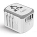 All-In-One International Travel Adapter - 5 in 1 - 2 USB-A & 2 USB-C - Max. 17.5W (3.5A) - White (UP-15KU-WH) Ceptics