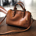 Leather Women Boston Bag, Women's Full Grain Leather Shoulder Bag, Leather Top Handle Bag RockCow Leather Studio