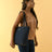 Era Vegan Leather Tote - Navy Blue Classy Leather Bags