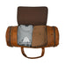 Leather Gym Travel Bag, Round Classy Leather Bags