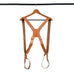Double Camera Strap Harness- Tan Brown Classy Leather Bags