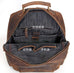 Men Retro Backpack Crazy Horse Leather Travel Backpack Laptop Backpack RockCow Leather Studio