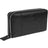 Mancini Fifth Avenue RFID Secure Double Zipper Wallet Mancini