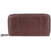Mancini Fifth Avenue RFID Secure Double Zipper Wallet Mancini