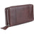 Mancini Fifth Avenue RFID Secure Double Zipper Wallet Mancini