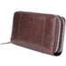Mancini Fifth Avenue RFID Secure Double Zipper Wallet Mancini