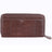 Mancini Fifth Avenue RFID Secure Double Zipper Wallet Mancini
