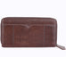 Mancini Fifth Avenue RFID Secure Double Zipper Wallet Mancini
