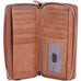 Mancini Fifth Avenue RFID Secure Double Zipper Wallet Mancini